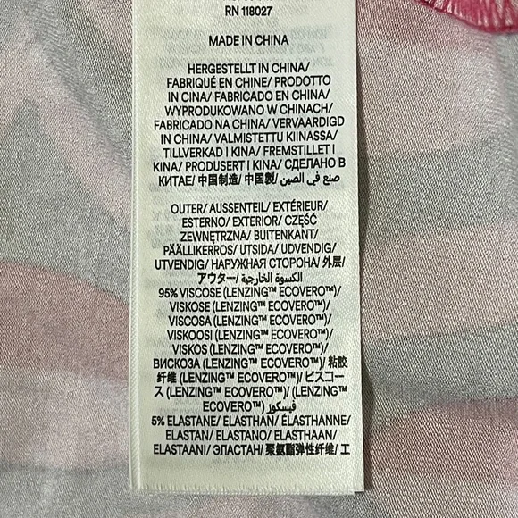 Boden Pink Geometric Wrap Maxi Dress Long Sleeve Tie Waist Retro Mod Preppy 8 - Picture 8 of 8